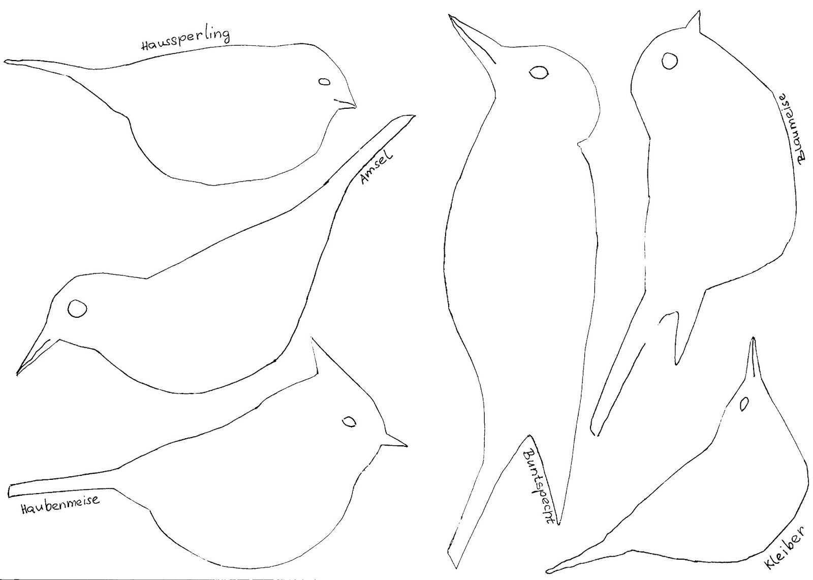 Vogel Malvorlage Jpg 1600 1141 Kinder Basteln Papier Kunstunterricht Basteln Heimische Vogel