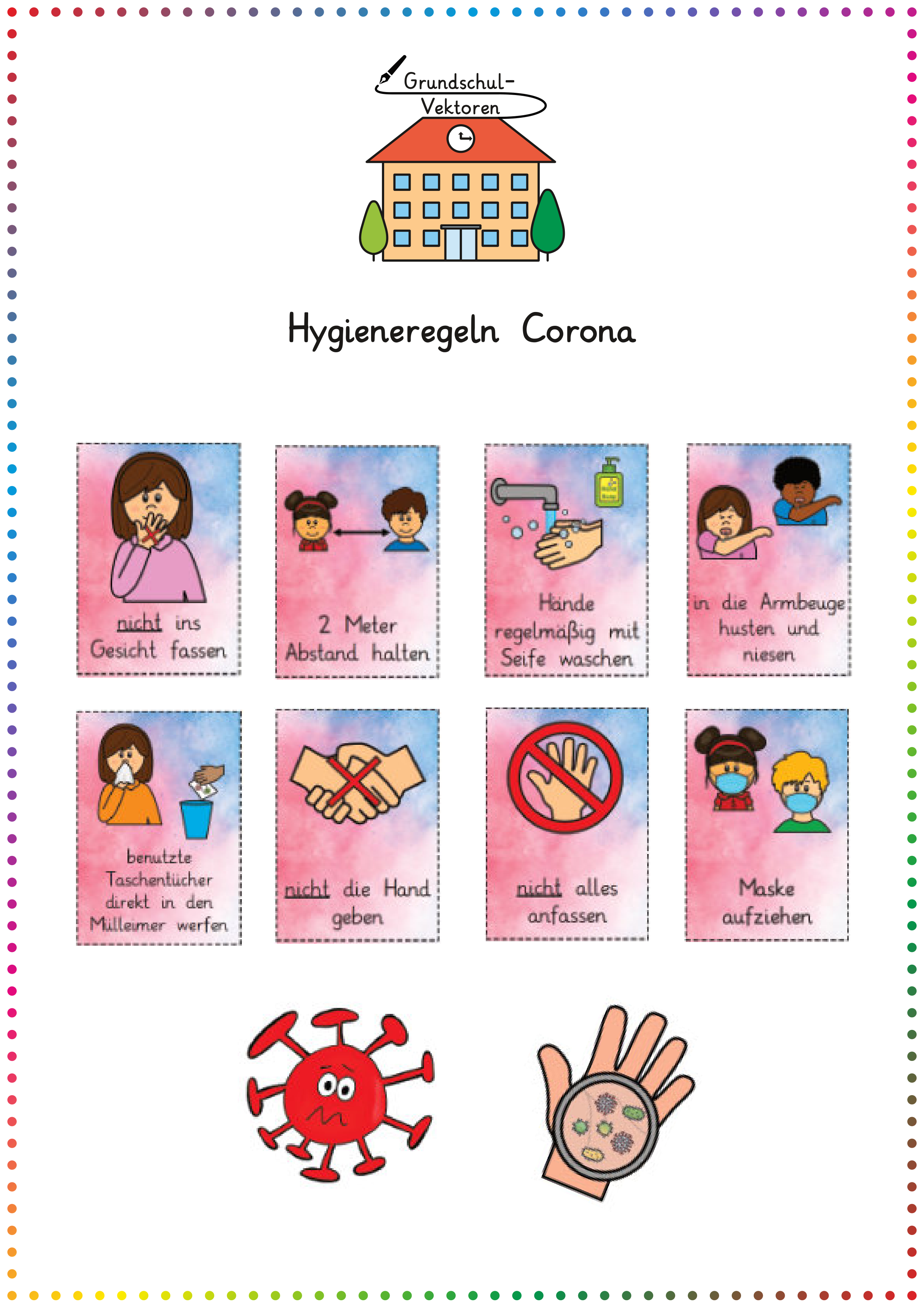 Hygieneregeln Corona Plakate Regeln Fur Kinder Plakat Projekte Im Kindergarten