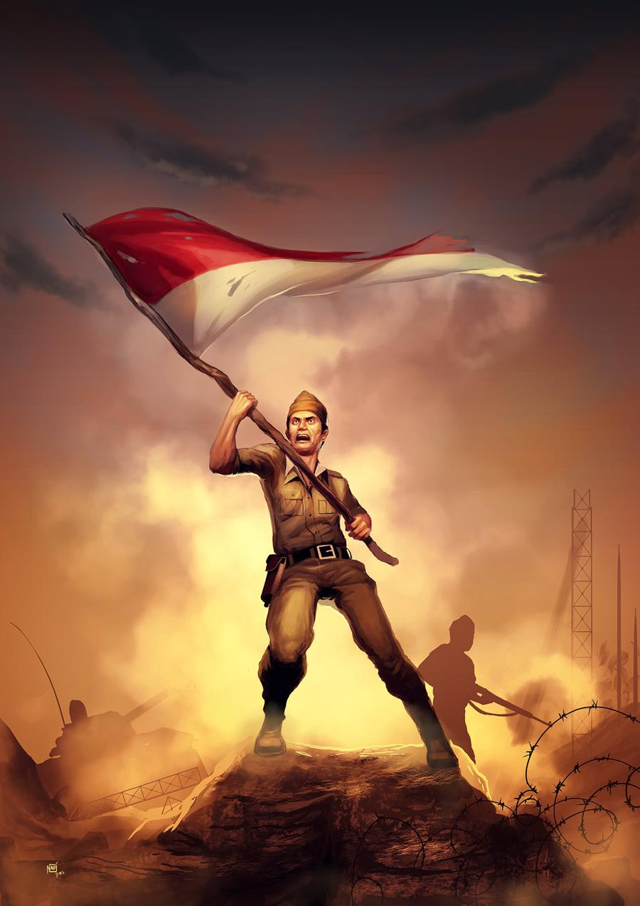 Jayalah Indonesia Ku By Firnadi On Deviantart Aesthetic Art Indonesian Flag Indonesian Art