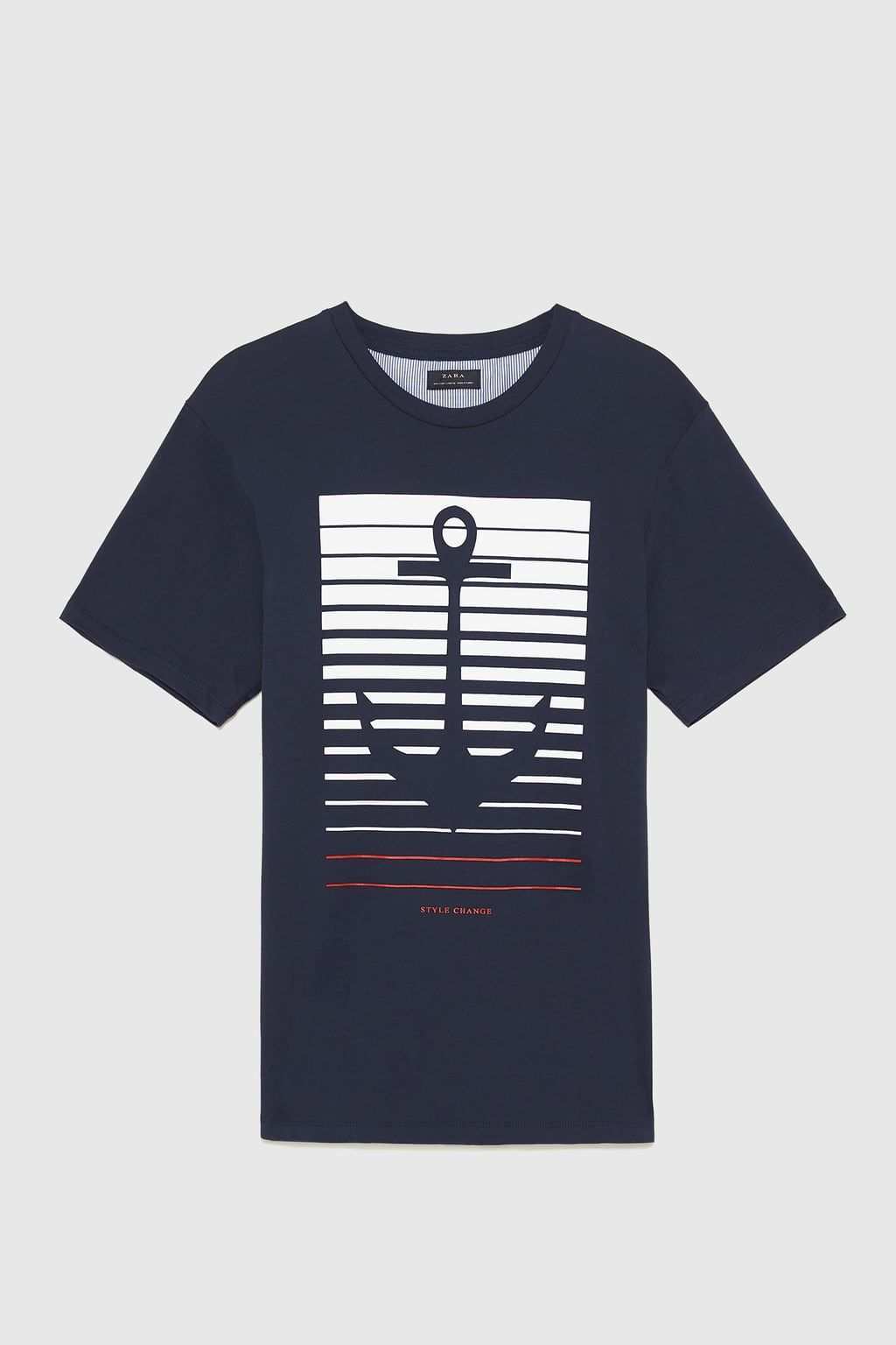 Image 6 Of Anchor T Shirt From Zara Shirt Drucken Hemd Manner Hemden