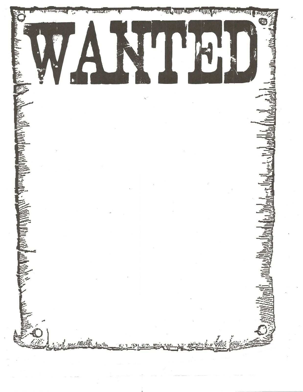 Wanted Poster Classroom Freebies Poster Template Free Poster Template Wanted Template