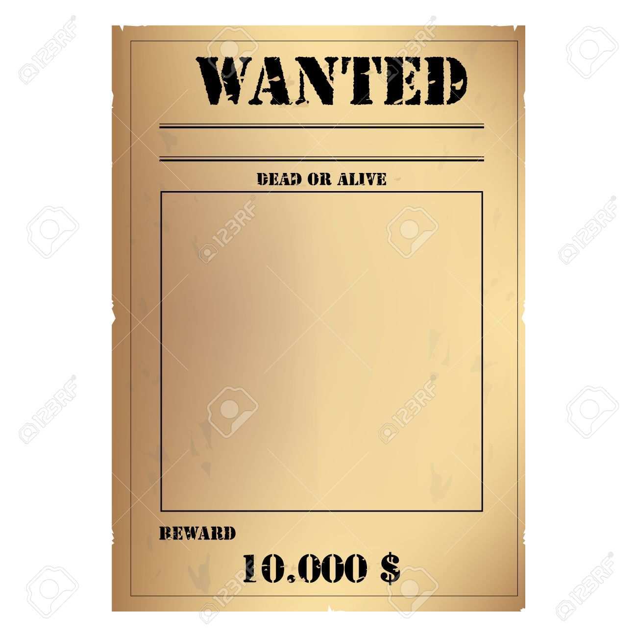 Vector Illustration Vintage Western Wanted Poster Template Wild Royalty Free Cliparts Vectors And Stock Illustration Image 45911458
