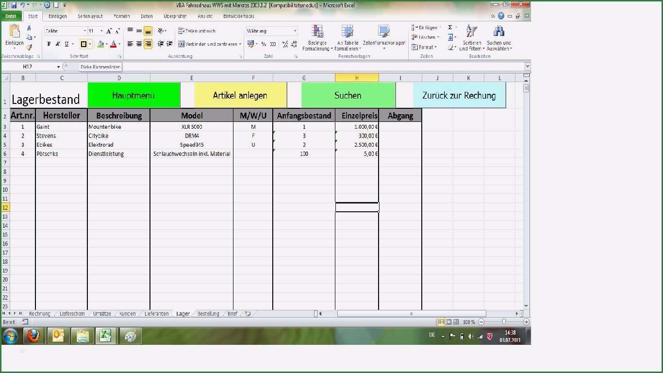 15 Geschickt Warenwirtschaftssystem Excel Vorlage 2020 Excel Vorlage Vorlagen Wirtschaft