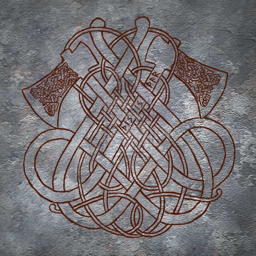 Heathen Heart Wikinger Wikingersymbole Keltische Designs