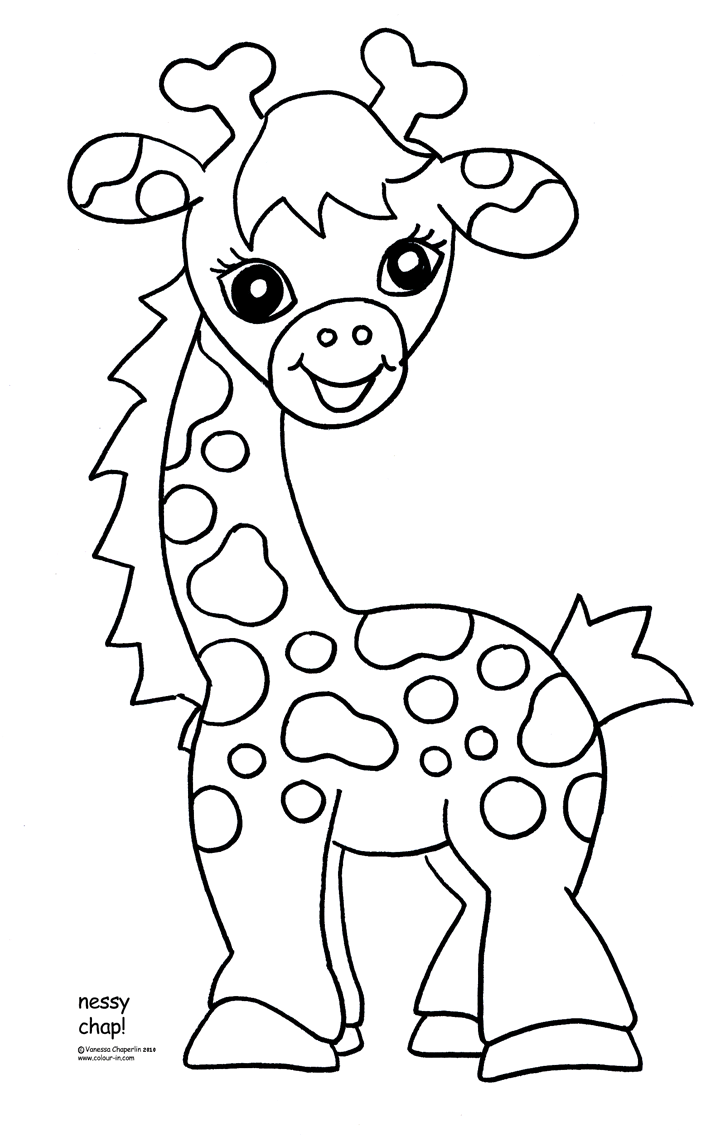 Giraffe Baby Shower Cakes Coloring Pages For Kids Zeichnen Malvorlagen Ausmalbilder Und Ausmalen