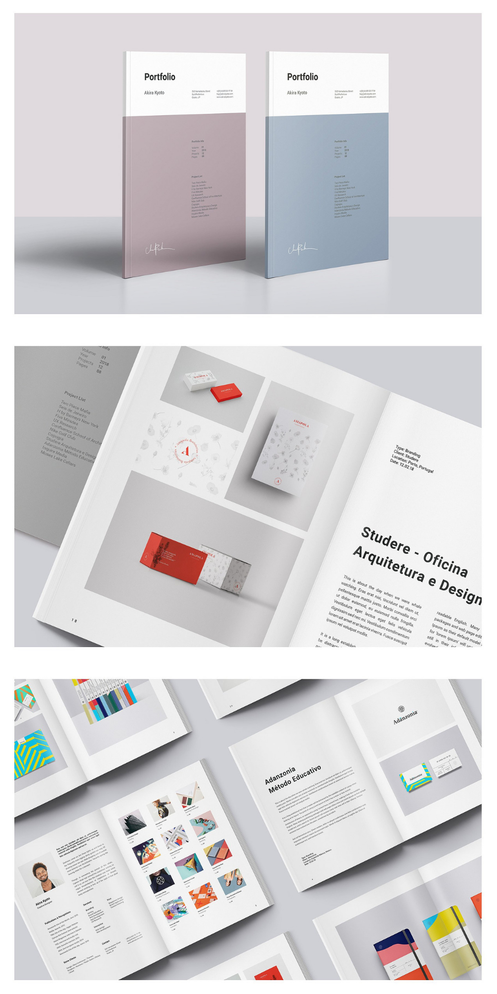 Minimal Portfolio Template Portfolio Design Layout Book Design Layout Graphic Designer Portfolio