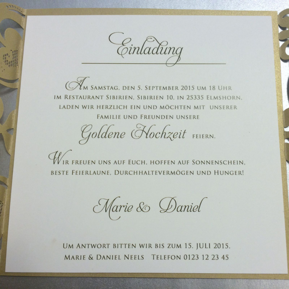 Einladungskarten Diamantene Hochzeit Vorlagen