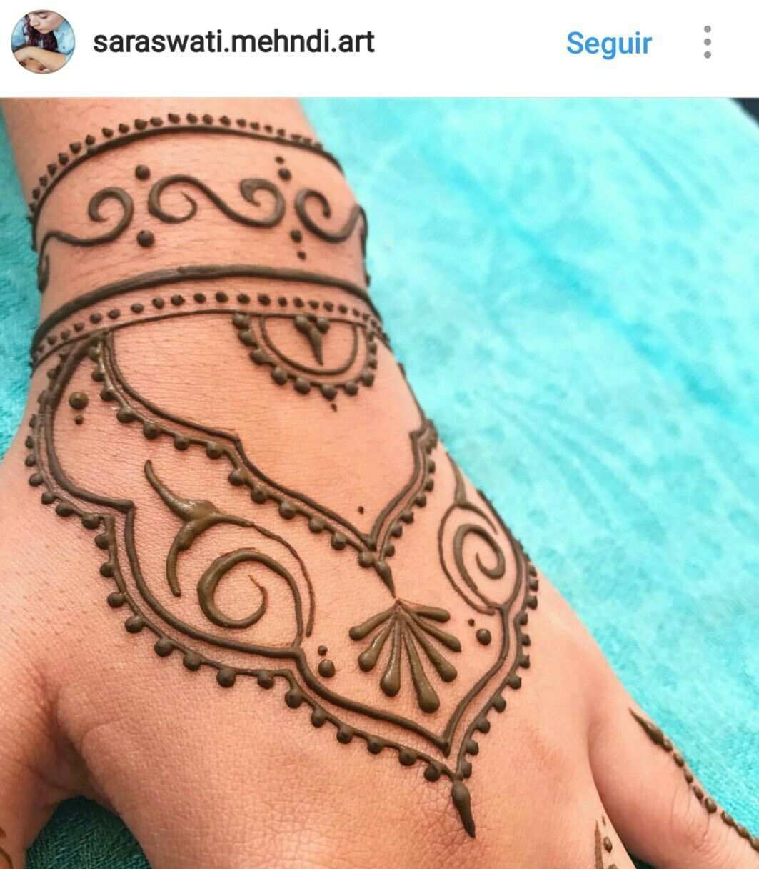 Henna Muster Einfach