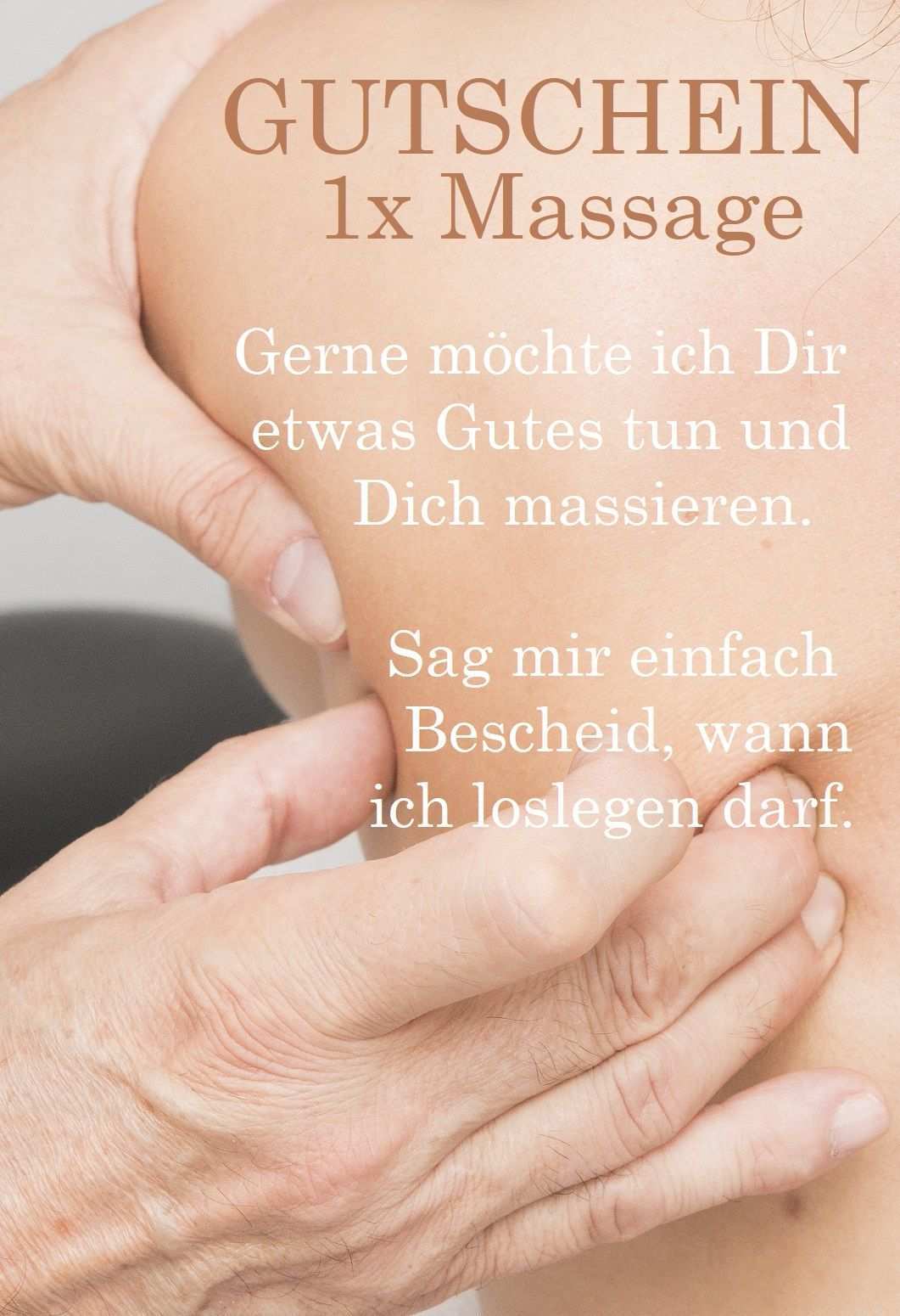 Massage Gutschein Vorlage Lustig