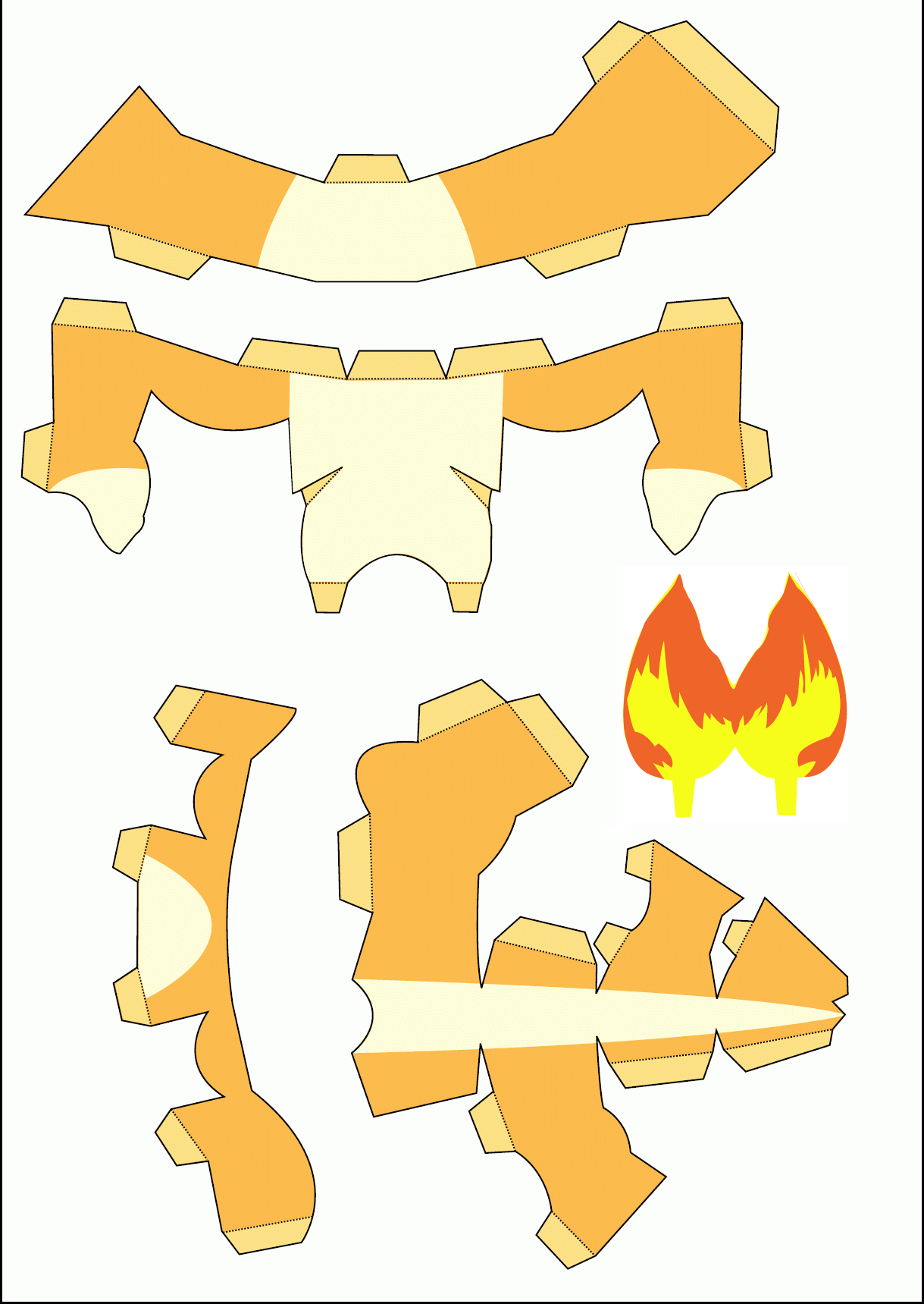 Papercraft Vorlagen Pokemon