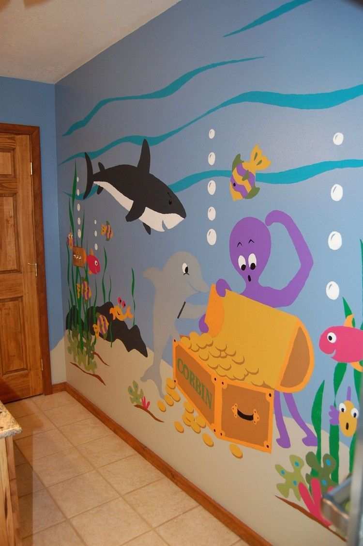Wandbemalung Kinderzimmer Vorlagen