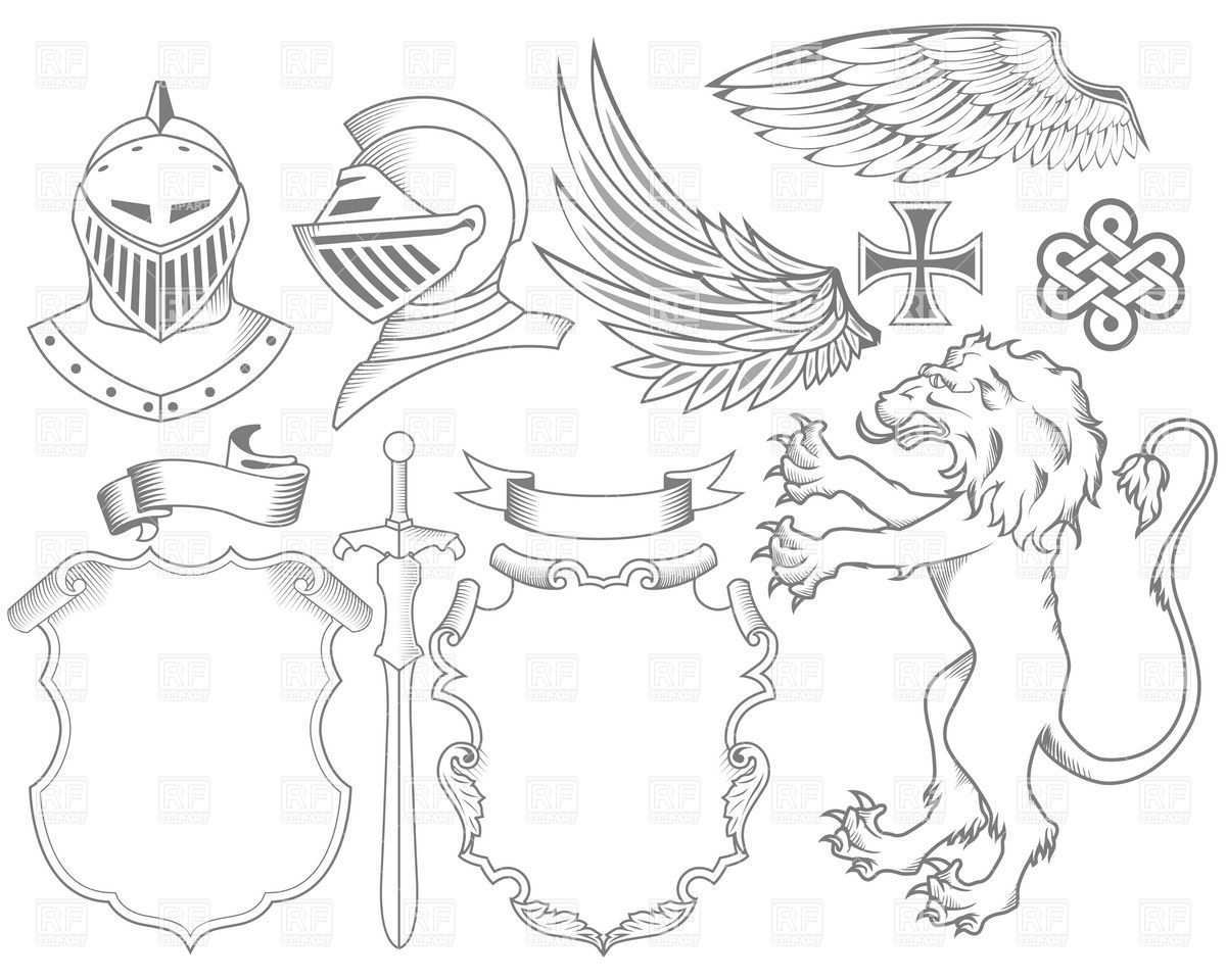 Wappen Vorlage Download Schablone